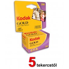 Kodak Gold 200 135-36 színes negatív film Carded (5 tekercstől)